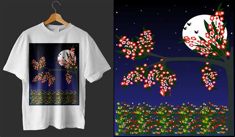 Nature T Shirt Design Graphic By Jannatulferdous177422 · Creative Fabrica