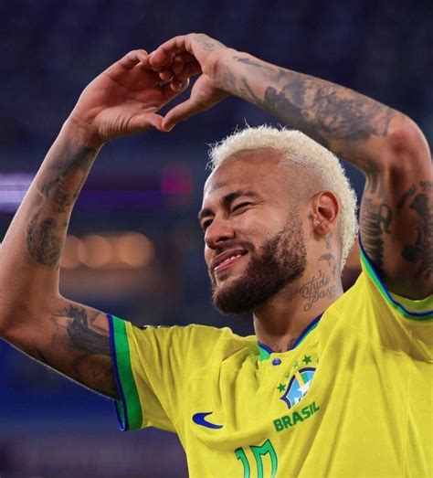 Neymar Jr Brazili Zuid Korea Qatar Wk Brazili Zuid