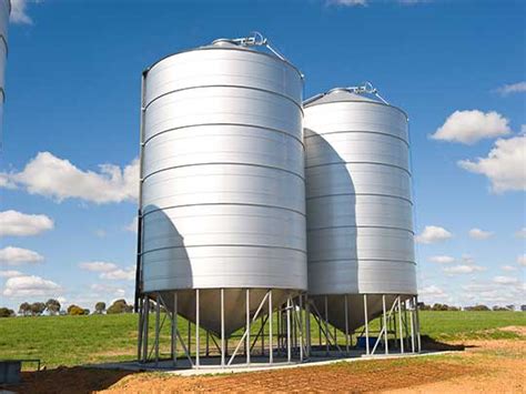 Spiral Steel Silo Exceeds Concrete Silo For Grain Storage