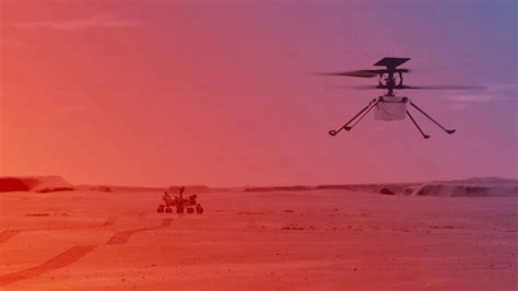 Nasa Hubschrauber Ingenuity Absolviert Ersten Flug Auf Dem Mars ZEIT