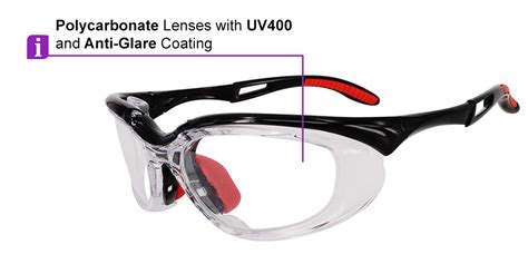 Safety Glasses Polycarbonate Lens Ansi Z87 1 Certified Uv400 Industrial