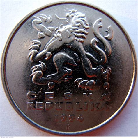 5 Korun 1994 Mint Jablonec Nad Nisou Czech Republic Republic 1993