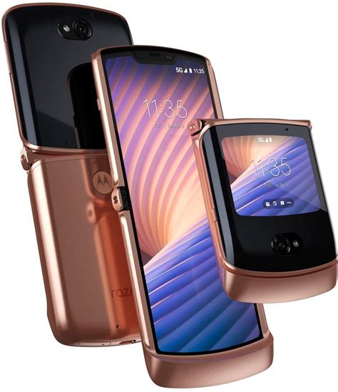 Customer Reviews Motorola Moto Razr 2020 5g Unlocked Blush Gold Pajs0010us Best Buy