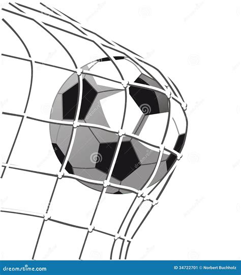 Soccer Ball In Net Clip Art