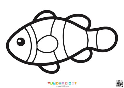 Printable Fish Template And Coloring Pages For Kids