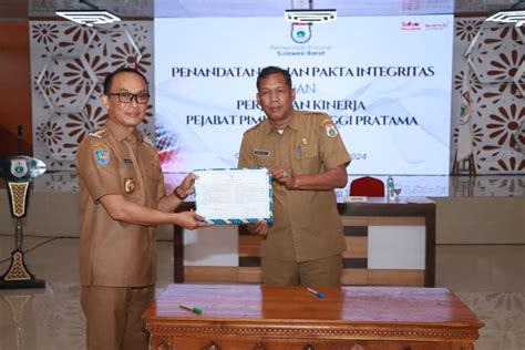 Penandatanganan Pakta Integritas Dinas ESDM Sulbar Komitmen