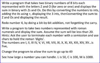 Answered Write A C Program That Takes Two Binary Numbers Of