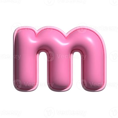 Letter M Pink Alphabet Glossy 22281561 PNG