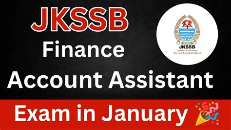 Jkssb Faa Exam In January🎉 Jkssb Updates Finance Account Assistant