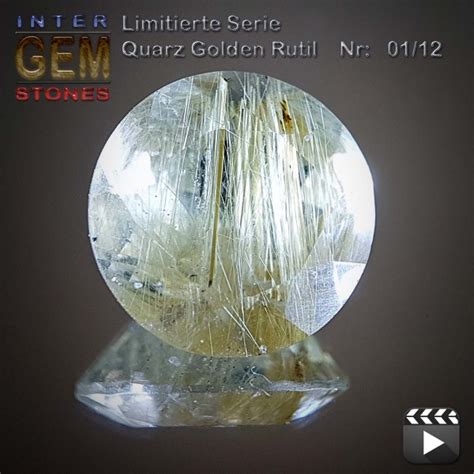 Intergemstones Golden Rutil Quarz Limitierte Serie Ca Carat