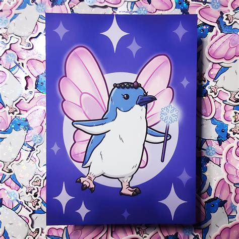 Fairy Penguin Art Prints By Robdemersart On Newgrounds