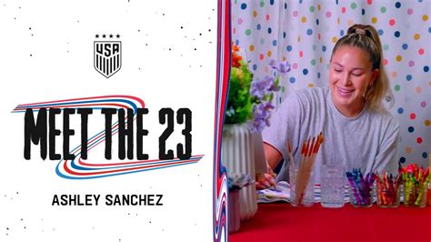 Uswnt Meet The 23 Ashley Sanchez Youtube