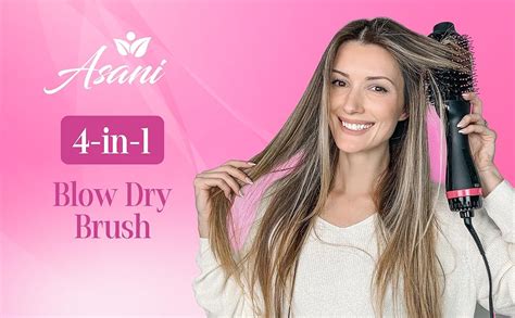 Amazon Asani Hair Dryer Brush In Blow Dryer With Comb Curling Hot Hair