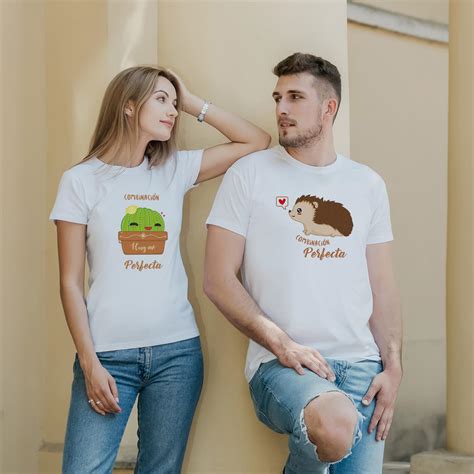 Paare T Shirts Set Perfect Combination Auf Vivamake De