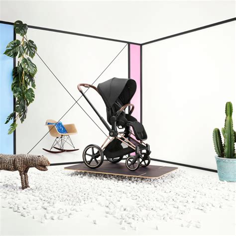 Cybex Priam Pram System - Rose Gold & Leaf Green - Simply Baby Lancaster