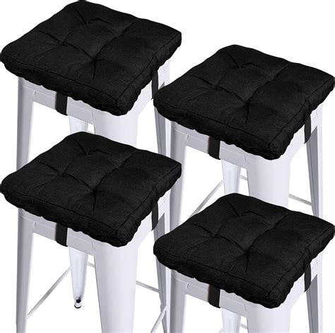 Cooskin Metal Bar Stool Cushion Set Of Soft Inches Square Bar