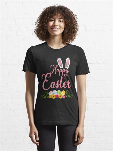 Happy Easter Easter Bunny Easter Eggs T Shirt For Sale By Askanda