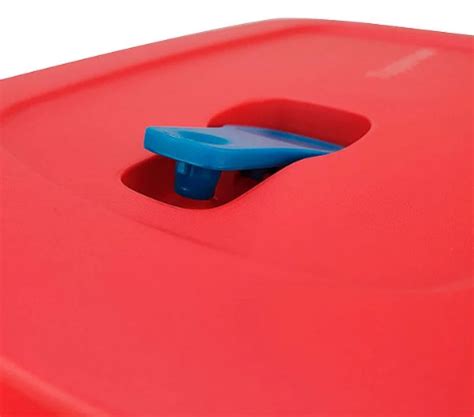 Cristalwave Retangular Gera O Ii Litros Vermelho Loja Tupperware