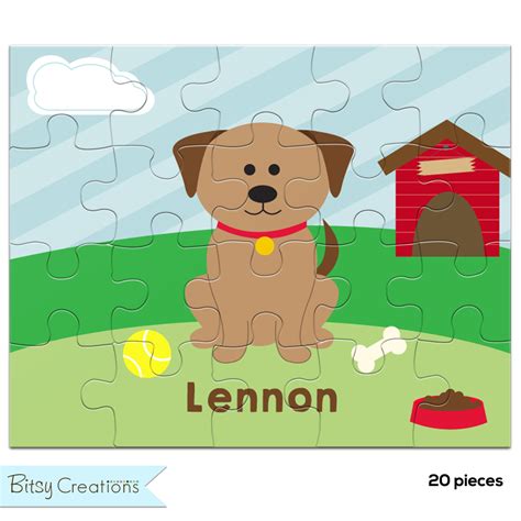 Personalized Dog Puzzle For Kids