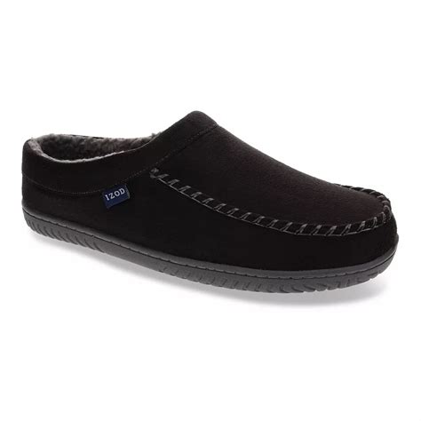 Izod Mens Knit Clog Slippers