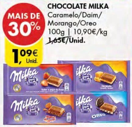 Promo O Chocolate Milka G Em Pingo Doce