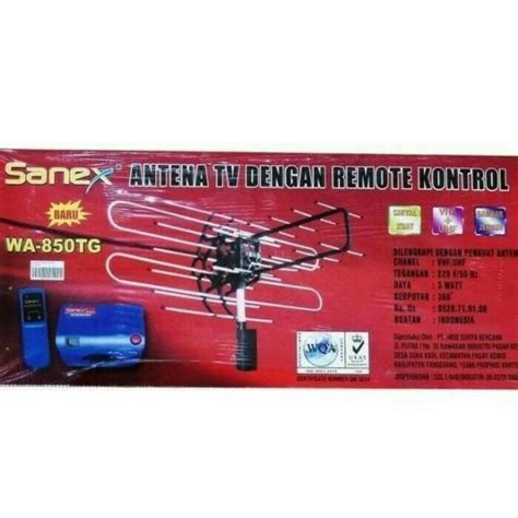 ANTENA TV LUAR SANEX WA 850 TG DENGAN KABEL REMOTE DAN BOOSTER