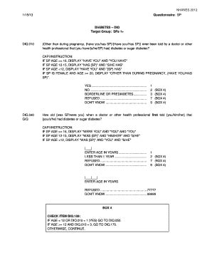 Fillable Online Nhanes Demographic Variables And Sample