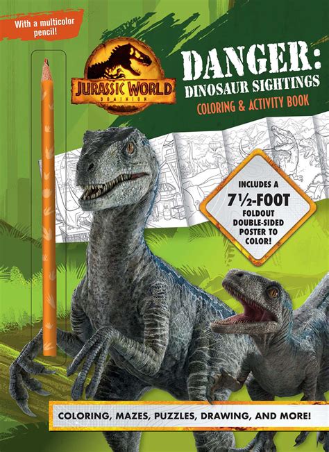 Jurassic World Dominion Danger Dinosaur Sightings Book By Cara Stevens Official Publisher