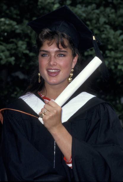 Brooke Shields Graduation From Princeton University June 9 1987