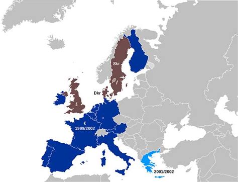 Eurozone Map Svg Wanderpast