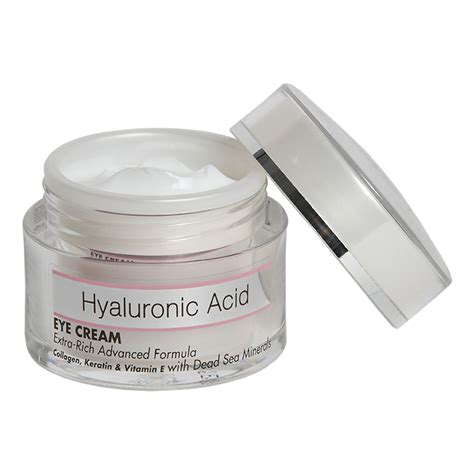 Hyaluronic Acid Eye Cream Extra Rich Advanced Formula Collagen Kerati