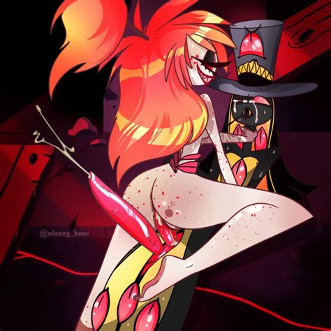 Rule 34 1boy Cherri Bomb Hazbin Hotel Cumming Diphallia Diphallism Domination Freckles