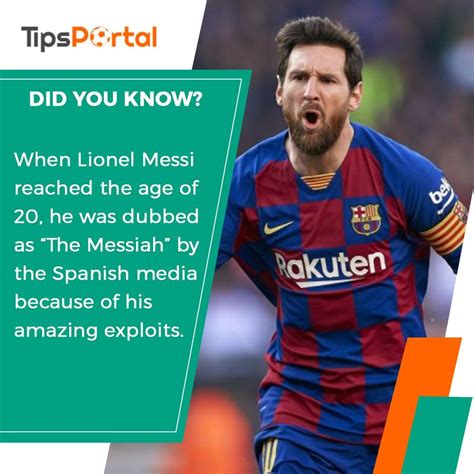 Here S 10 Facts You Probably Didn T Know About Lionel Messi Read