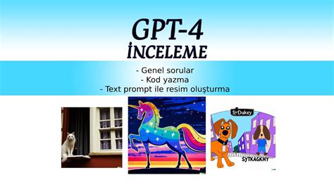 Yapay Zeka Gpt S R M Incelemesi Youtube