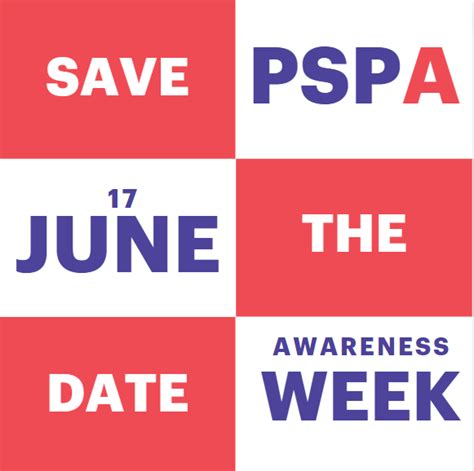 The Psp Association On Twitter 📅 Save The Date Psp And Cbd Awareness