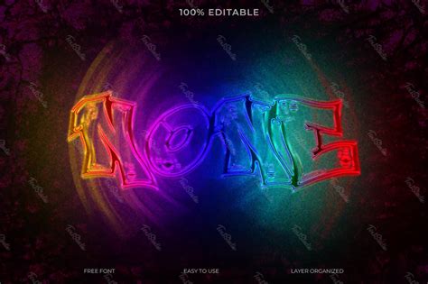 font style text effect photoshop premium psd file