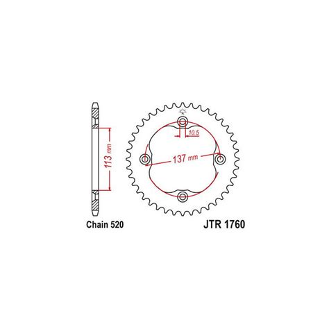 Couronne Acier 520 37 Dents Made In Germany