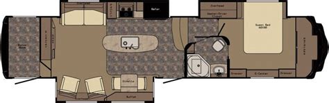 Rw Br Redwood Rv Full Time Residential Fifth Wheels Rv Floor