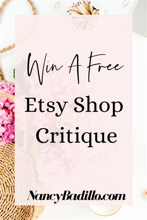 Free Etsy Critique Nancy Badillo