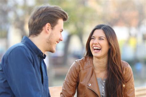 Couple Laughing At Joke Ruah Woods Institute