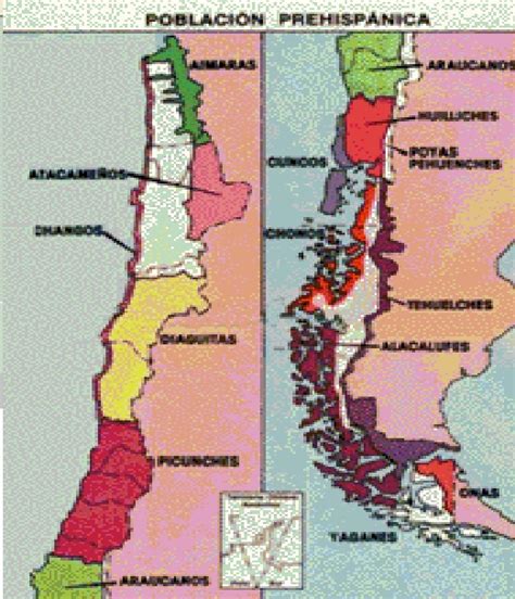 Mapa Pueblos Originarios De Chile