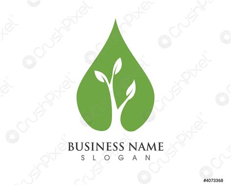 Logos Of Green Leaf Ecology Nature Element Stock Vector