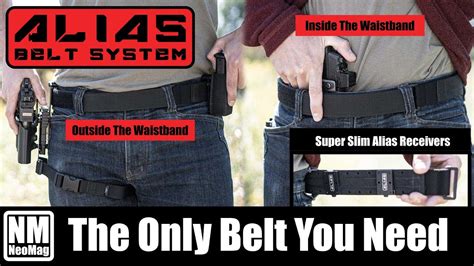 Alias Belt System Concealment Owb With One Belt Youtube