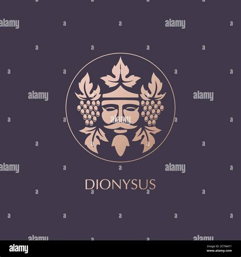 The Symbol Of Bacchus Stock Vector Images Alamy