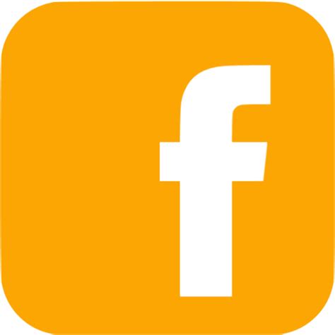 Download High Quality facebook icon transparent orange Transparent PNG ...