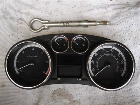 Find Peugeot 308 Diesel Instrument Cluster Speedo Speedometer 9665107480 In Vilnius Default Lt