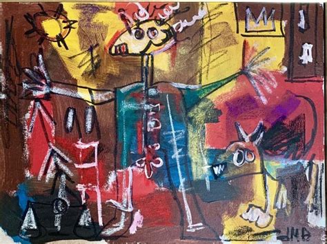 Sold At Auction Jean Michel Basquiat Jean Michel Basquiat Oil On