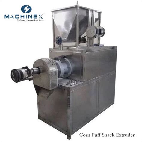 Corn Puff Snacks Extruder At Best Price In New Delhi Machine X Industries