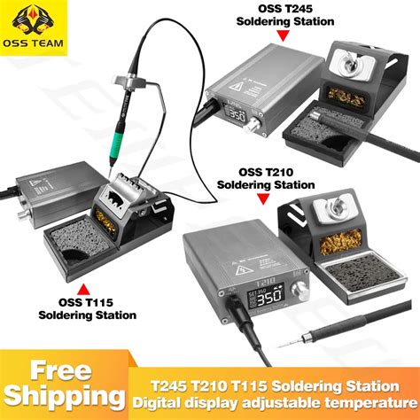 Oss T T T Soldering Station Professional Soldering Iron Tips