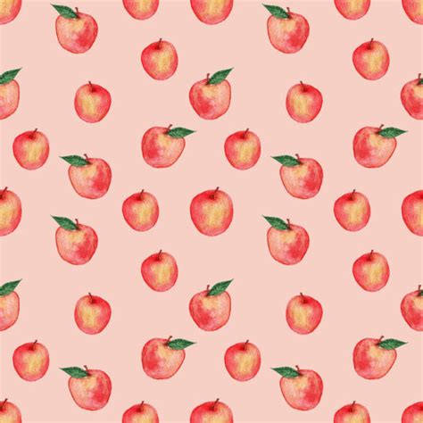 46 500 Apples Pattern Stock Illustrations Royalty Free Vector